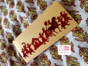 Red and Golden Bride and Groom Envelope
