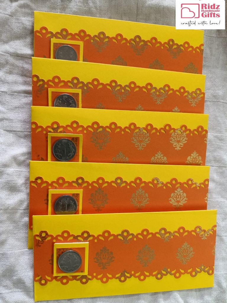 Yellow and Orange Envelope