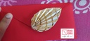 Red Envelope with Cream and Golden Leaf