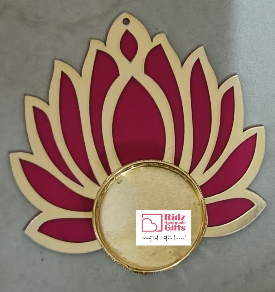 Acrylic Lotus Tealight Candle Holder