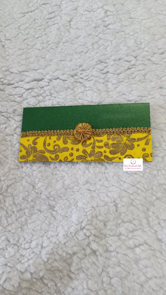 Fabric Patch Envelope with Tassel