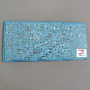 Blue Envelope with Golden Design