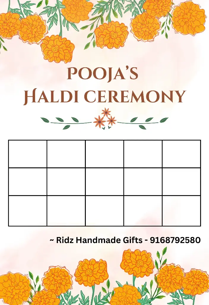 Design 1 - Haldi Theme
