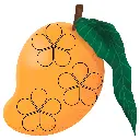 Mango Shaped Cutout Housie Tickets