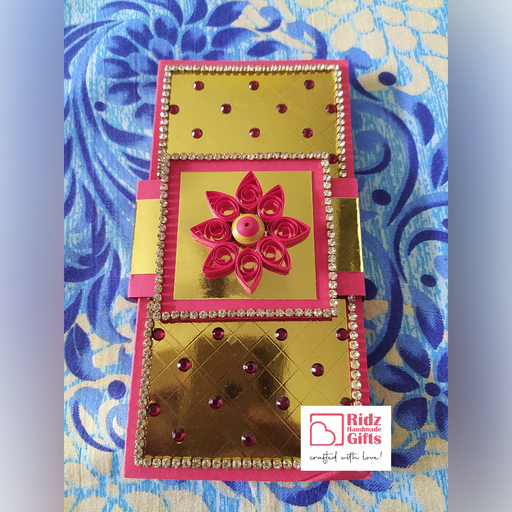 [RIDZ0007] Red and Golden Box Envelope