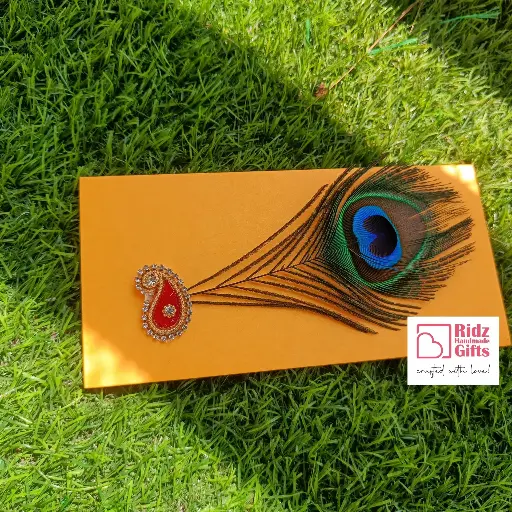 Peacock Feather with Keri Patch Envelopes 