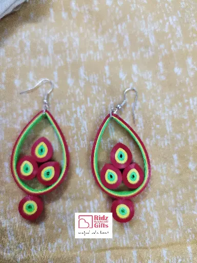 Teardrop Multicolor Earrings