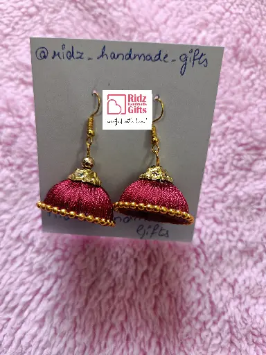 Silk Jhumkas