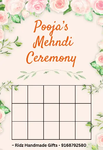 Design 1 - Mehendi Theme