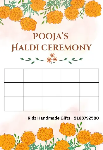 Design 1 - Haldi Theme