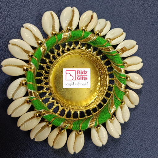Cowrie(Kodi) Shells Tealight Candle Holder