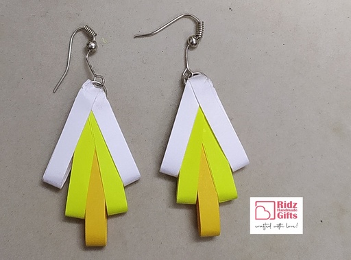 Quilled Inverse Shaped Earrings