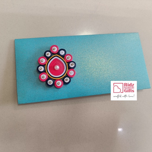 Quilled Blue Envelopes