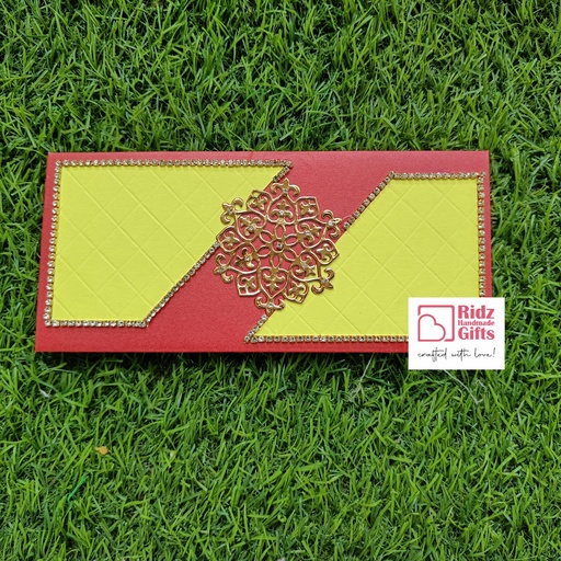Envelope with Golden Hexagon Center